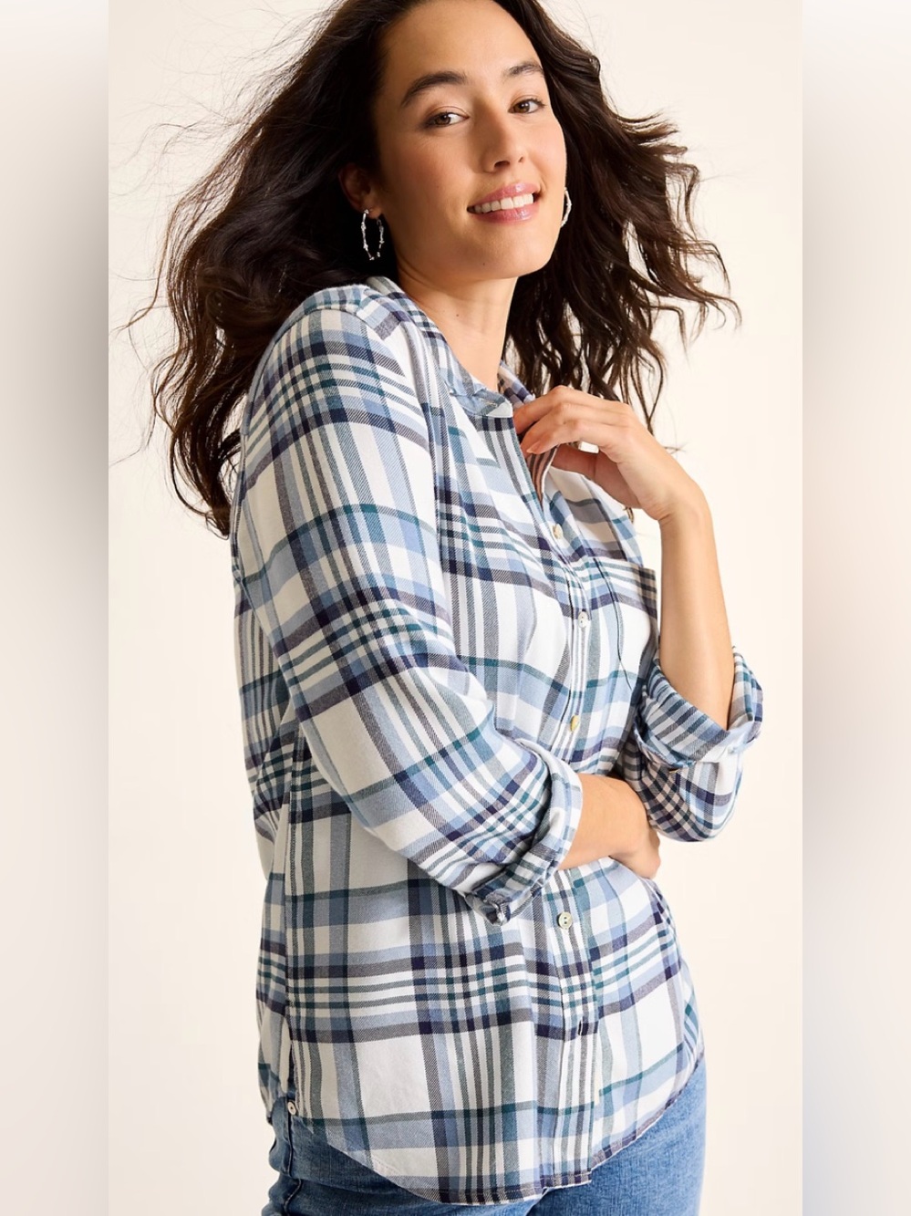 Tommy Bahama breezy shoreline flannel EUC like new size medium